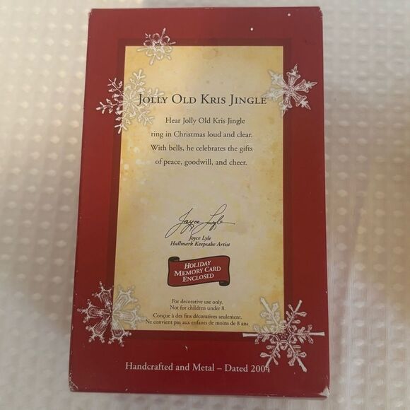 Hallmark Keepsake Kris Jingle Santa Bell Ornament 2004 in Original Box - Picture 6 of 6